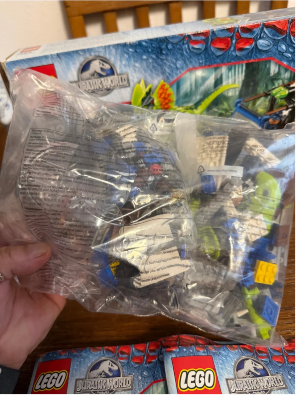 LEGO Jurassic World 75916 Dilophosaurus Ambush Complete Box Instructions Retired